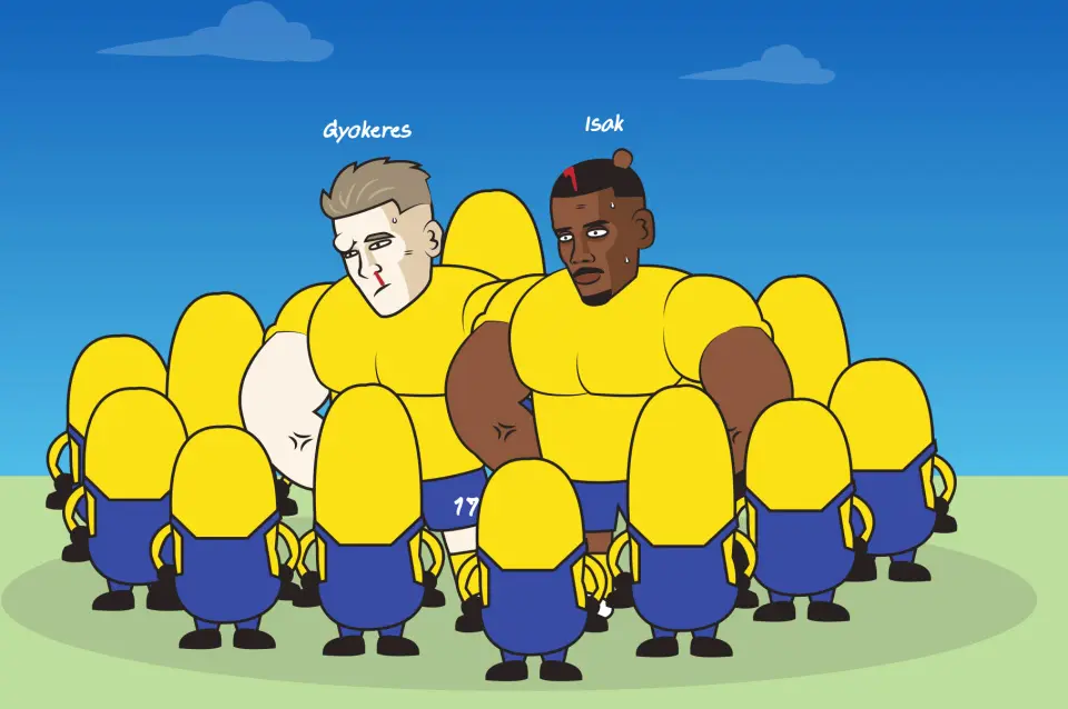 却被对手抓, 瑞典 却被对手抓, 瑞典